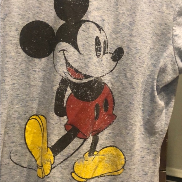 Mickey Mouse heather xl short sleeve fitted shirt - Picture 2 of 6
